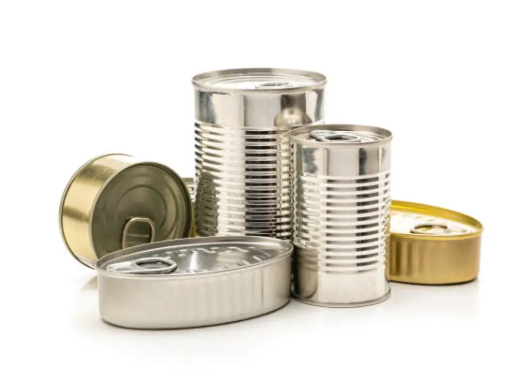 metal cans