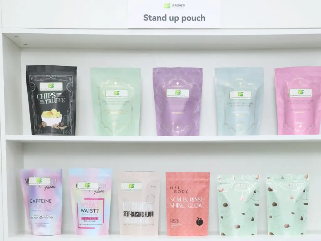 baishen stand up pouch packaging