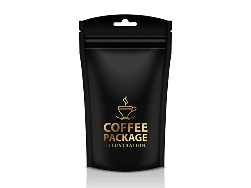 coffee packaging with hole