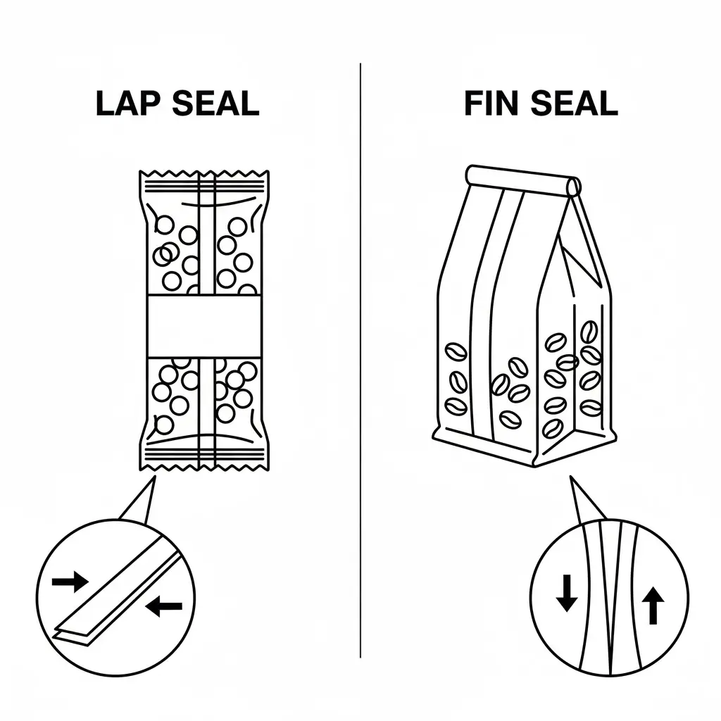 fin seal vs lap seal
