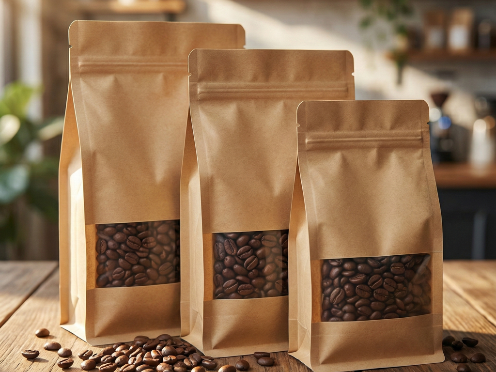 coffee kraft paper bags