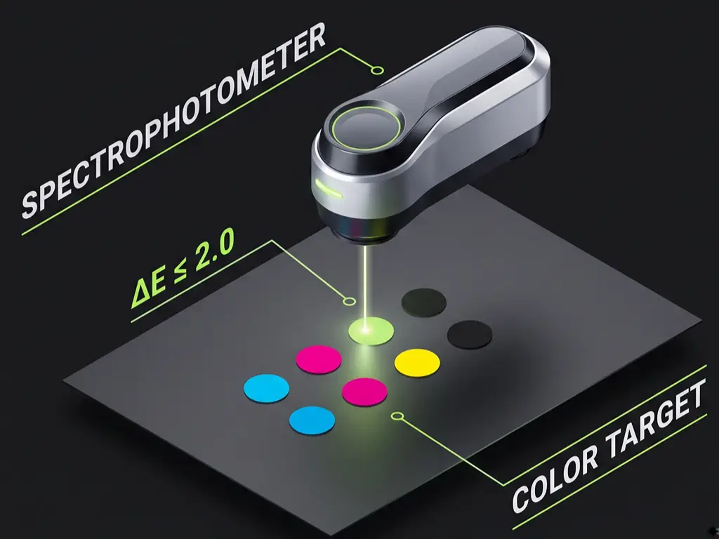 CMYK four color check process